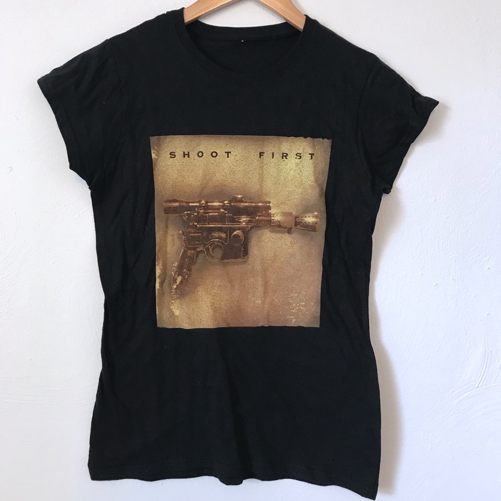 Star Wars “Shoot First” tee